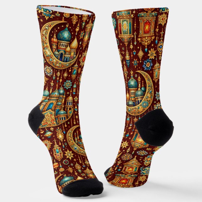 Bright Socks Elaborate Seamless Patterns 0047413 Socken (Gewinkelt)