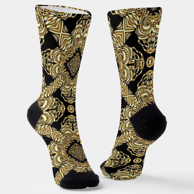 Bright Socks Fractal Seamless Patterns 0041982 Socken (Gewinkelt)
