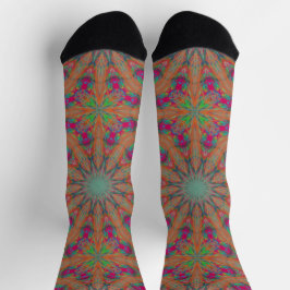 Bright Socks Fractal Seamless Patterns 0042005 Socken