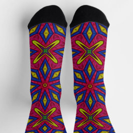 Bright Socks Fractal Seamless Patterns 0042020 Socken
