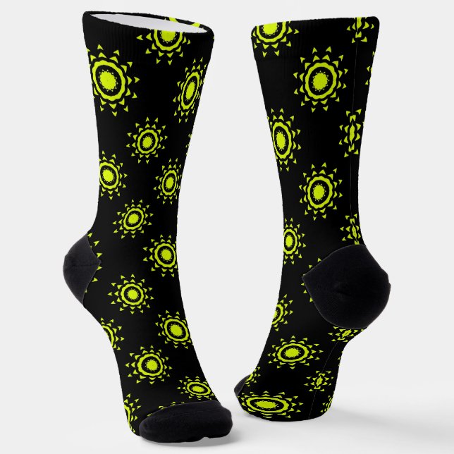 Bright Socks Fractal Seamless Patterns 0042060 Socken (Gewinkelt)