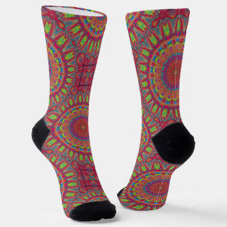 Bright Socks Fractal Seamless Patterns 0042105 Socken
