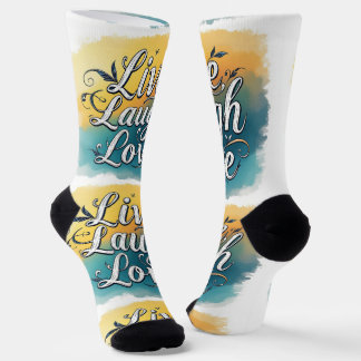 Bright Socks Live Laugh Love 0044080 Socken