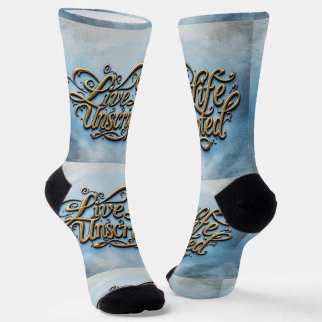 Bright Socks Live Life Unscripted 0044048 Socken (Gewinkelt)