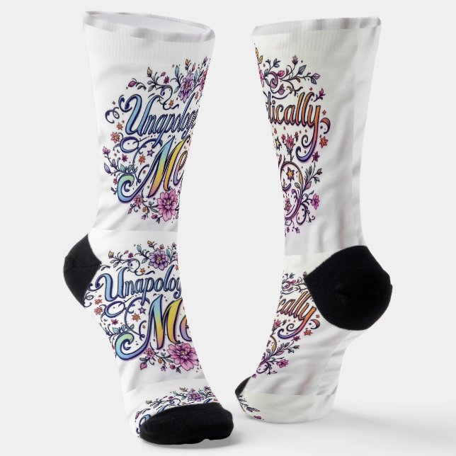 Bright Socks Motivational Art 0043979 Socken (Gewinkelt)