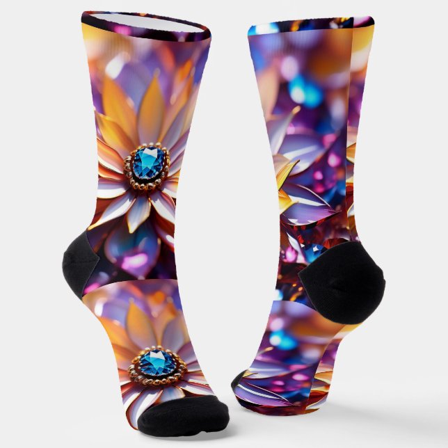 Bright Socks Picture Art 0038513 Socken (Gewinkelt)