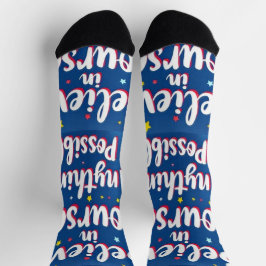 Bright Socks RANDOPIX Believe In Yourself 0039498 Socken