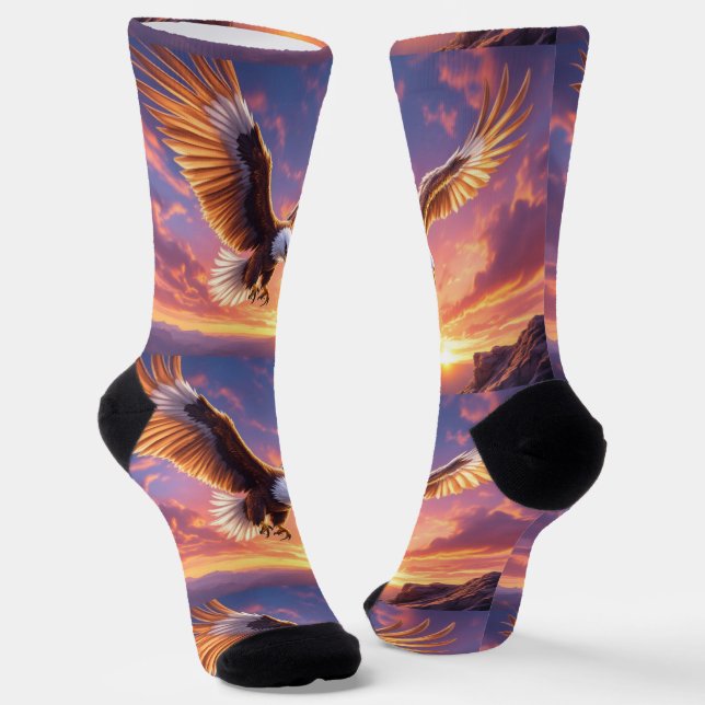 Bright Socks RANDOPIX Flying Eagle 0039516 Socken (Gewinkelt)