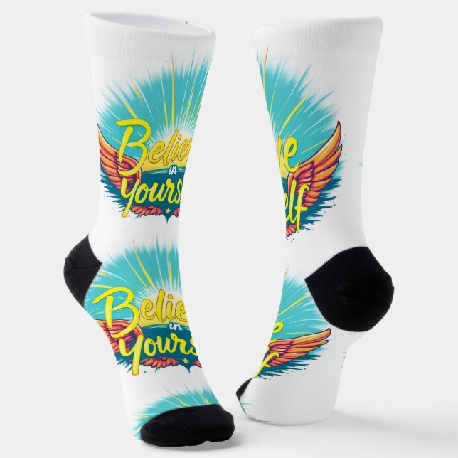 Bright Socks RANDOPIX Kunstsocken 0039482 Socken (Gewinkelt)