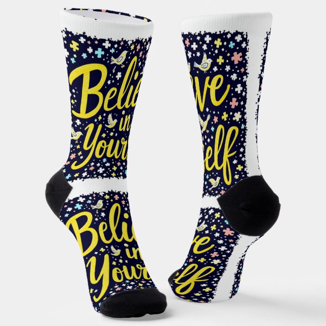 Bright Socks RANDOPIX Kunstsocken 0039484 Socken (Gewinkelt)