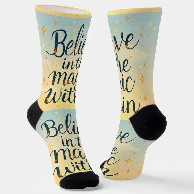Bright Socks RANDOPIX Kunstsocken 0039488 Socken (Gewinkelt)