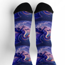 Bright Socks RANDOPIX Mond Drache 0039525