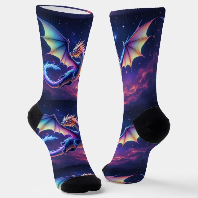 Bright Socks RANDOPIX Night Dragon 0039502 Socken (Gewinkelt)