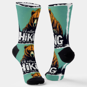 Bright Socks RANDOPIX Wandernder Bär 0039522 Socken