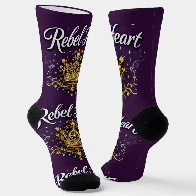Bright Socks Rebel Heart 0044075 Socken (Gewinkelt)