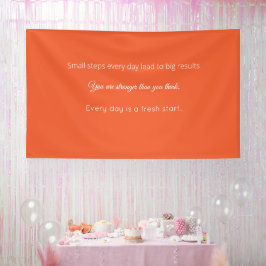 Bright Solid Orange Background  Banner