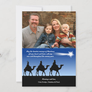 Bright Star Photo Christmas Card Feiertagskarte
