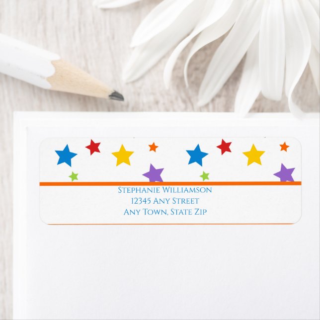 Bright star Return Address Label (Insitu)