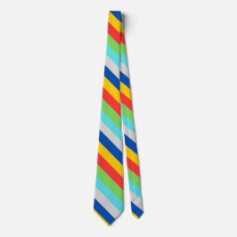 Bright Stripe Necktie Krawatte