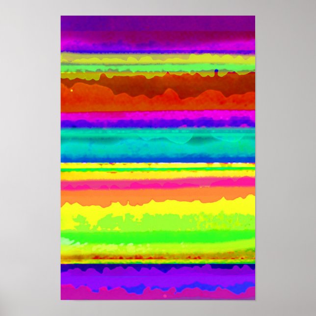 Bright Stripe Poster (Vorne)