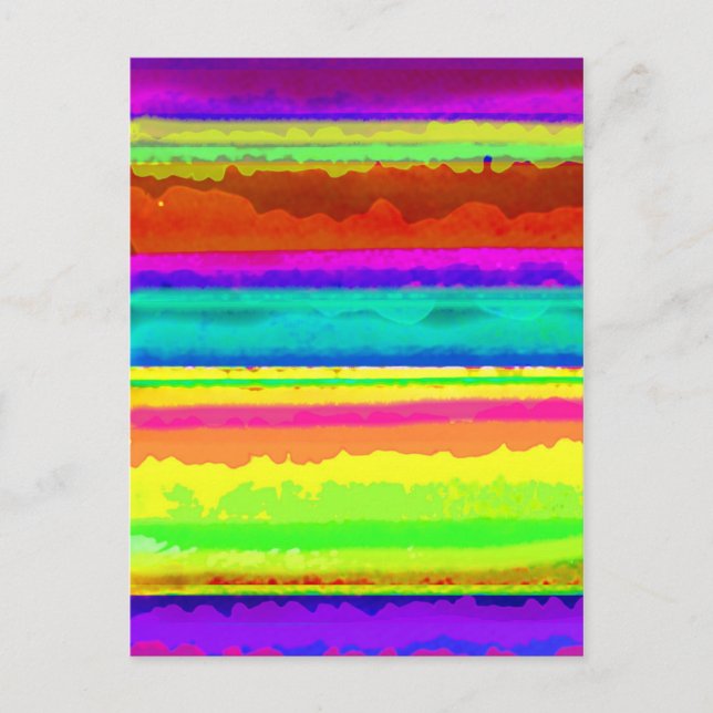 Bright Stripe Postkarte (Vorderseite)