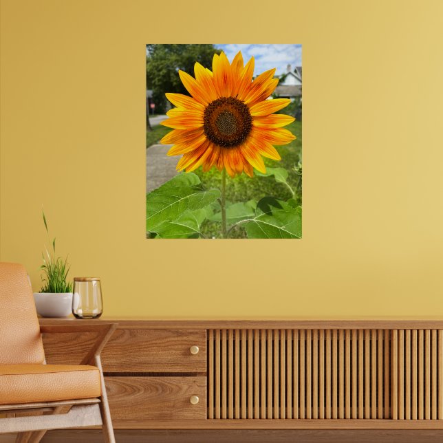 Bright Sunflower Poster (Wohnzimmer 2)