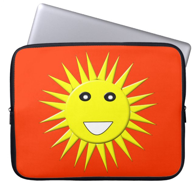 Bright Sunshine Laptop Bag Laptopschutzhülle (Vorderseite)