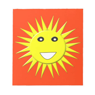 Bright Sunshine Notepad Notizblock
