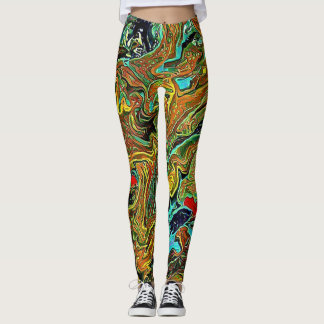 Bright Swirl Leggins