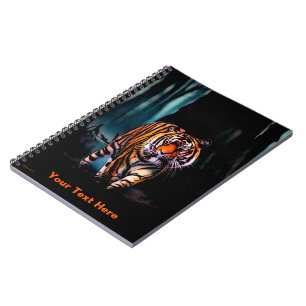 Bright Tiger Dark Forest Notizblock