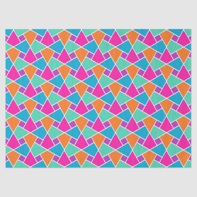Bright Traditional Islamic Pattern Tissue Paper Seidenpapier (Vorderseite)