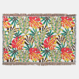 Bright Tropical Pattern Decke