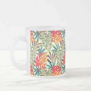 Bright Tropical Pattern Mattglastasse