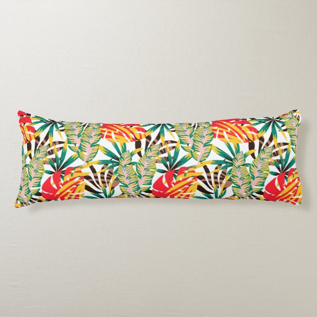 Bright Tropical Pattern Seitenschläferkissen (Vorderseite)