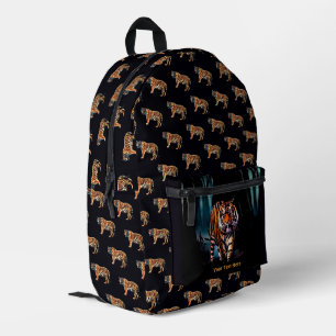 Bright Tyger Dark Forest Bedruckter Rucksack