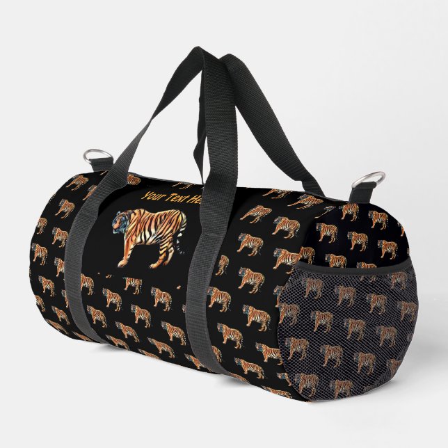 Bright Tyger Dark Forest Duffle Bag (Rechte Ecke)