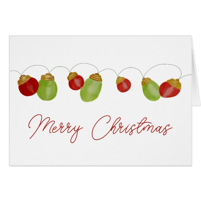 Bright Vintage Weihnachtsbeleuchtung (Vorderseite (Horizontal))