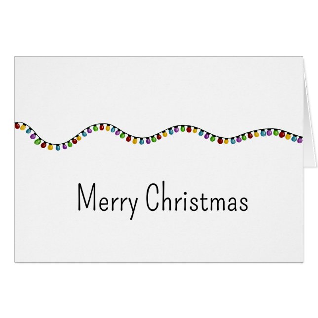 Bright Vintage Weihnachtsbeleuchtung (Vorderseite (Horizontal))