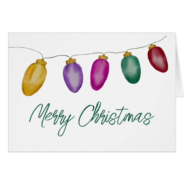 Bright Vintage Weihnachtsbeleuchtung (Vorderseite (Horizontal))