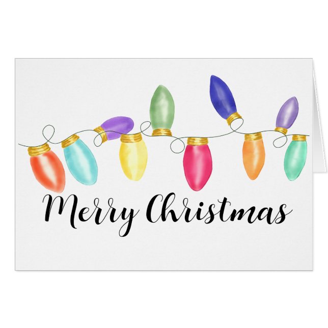 Bright Vintage Weihnachtsbeleuchtung (Vorderseite (Horizontal))