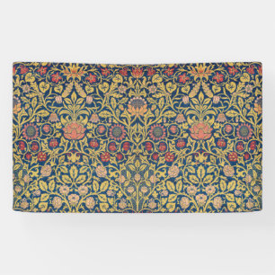 Bright Violet und Columbine (von William Morris) Banner