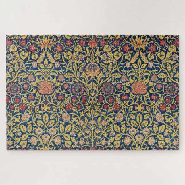 Bright Violet und Columbine (von William Morris) Puzzle (Horizontal)