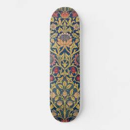 Bright Violet und Columbine (von William Morris) Skateboard
