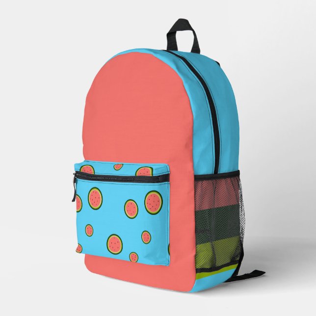 Bright Watermelon Rucksack (Rückseitige Ecke Rechts)