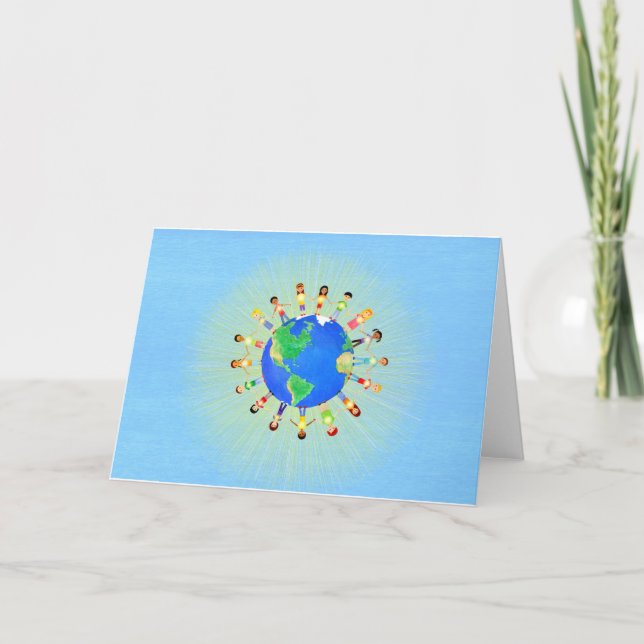 Bright World Notecards Karte (Vorderseite)