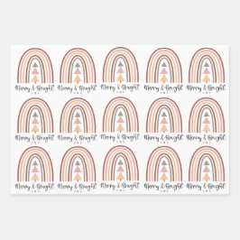 Bright Wrapping Paper Flat Sheet Set 3 Geschenkpapier Set