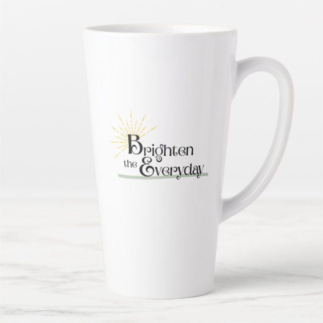 Brighten the Everyday Latte Mug Milchtasse (Rechts)
