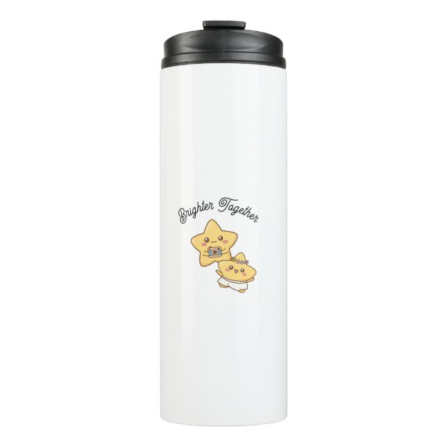 Brighter Together –Thermal Tumbler Gift Thermosbecher (Vorderseite)
