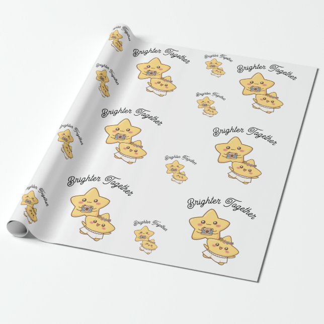 Brighter Together – Wrapping papper Geschenkpapier (Ungerollt)