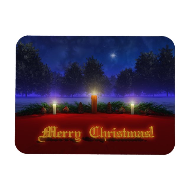 Brighter Visionen Flexible Weihnachtsmagnet Magnet (Horizontal)